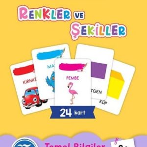 Renkler ve Şekiller - İlk Kartlarım 3+ Yaş