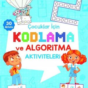 Çocuklar çin Kodlama ve Algoritma Aktiviteleri - Mavi